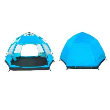 Imagem de Barraca de Camping para 3 a 4 Pessoas com Capa de Chuva Acampamento NOX MIX (AZUL)