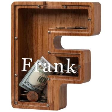 Imagem de Cofrinho de madeira personalizado para crianças, tamanho grande - lade