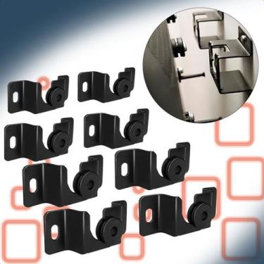 Imagem de Kit 4 Suporte de Tv Fixo 13 a 70 Pol Tv Smart Oled Qled Preto Universa