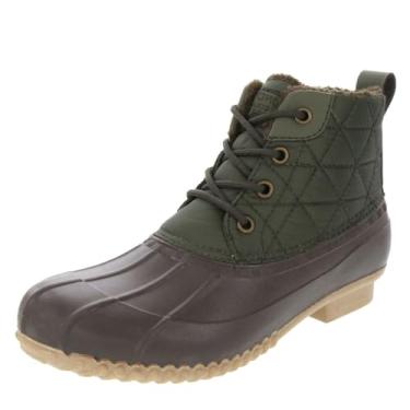 Imagem de Bota de pato Winley feminina de nylon da LONDON FOG, Olive Nylon, 7