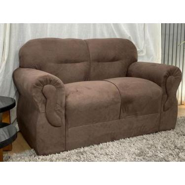 Imagem de Sofás 2 Lugares Encanto Beleza e Praticidade - Alpoim, Marrom