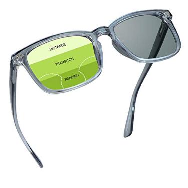 Imagem de YEIN Óculos De Sol Multifocais Progressivos Para Presbiopia, Cinza Fotocrômicos, Ampliação 0,00/+2,25 Homens/Mulheres