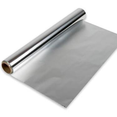 Imagem de Papel Alumínio Profissional, 30cm x 100m, 0,009 Micras de Espessura, para Uso em Forno e Congelador, Doméstico e Comercial