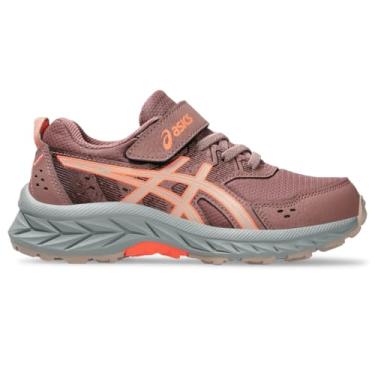Imagem de ASICS Tênis de corrida infantil PRE Venture 9 Pre-School Trail, Rubble Red/Fawn, 14