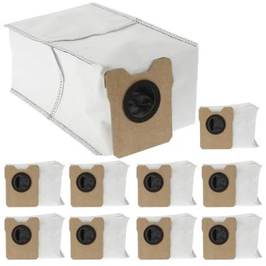 Imagem de XYDHQS 10 sacos de pó, sacos de pó de grande capacidade compatíveis com aspirador Omni C20, substituição de saco de pó, saco de pó não tecido de fácil instalação