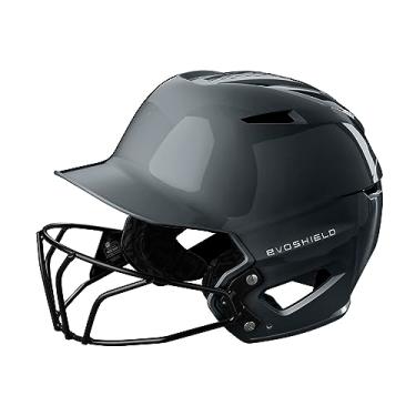 Imagem de EvoShield Capacete de rebatedor brilhante XVT 2.0 com máscara facial - carvão, PP