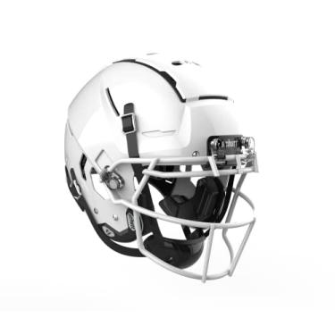 Imagem de Schutt Capacete de futebol profissional F7 2.0, máscara facial TROPO SW NB VC anexada, grande, branco