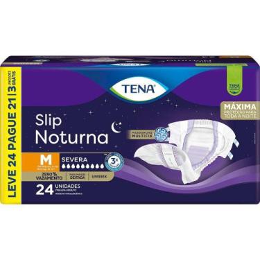 Imagem de Fralda Geriátrica Tena Slip Noturna M Leve 24 Pague 21 unidades