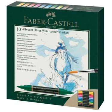 Imagem de Caneta artística 10 cores aquarelável 160310 - Faber-Castell