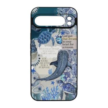 Imagem de qizjio Capa protetora cristã à prova de choque tubarão baleia para Google Pixel 9 Pro XL