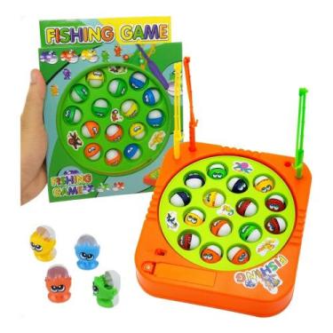 Imagem de Brinquedo Interativo de Pesca Infantil Pesca Maluca com Som, Luz e Mov