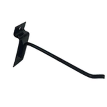 Imagem de Gancho Painel Canaletado 15 cm Preto Kit 50 peças - Kabrala