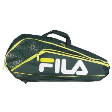 Imagem de Raqueteira De Tenis Fila Champion Verde/Amarelo