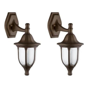 Imagem de Kit 2 Arandelas Externa Colonial Luminária Retro Vintage 432 - Click I