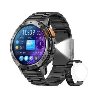 Imagem de Relógio Inteligente AMOLED De 1,43 Polegadas Para Homens, À Prova d'Ág