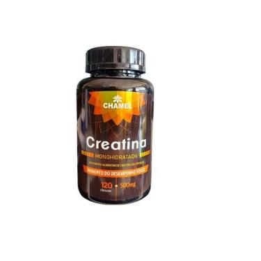 Imagem de Creatina Monohidratada 500mg 120 Cps - Chamel