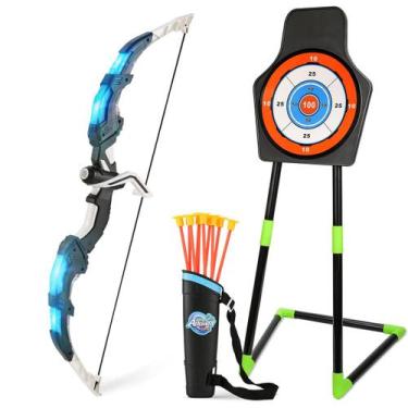 Imagem de Conjunto de arco e flecha Handwell LED Light Up Archery Kids 4-8 8-12