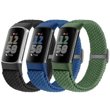 Imagem de Pulseiras Solo Loop trançadas de reposição para Fitbit Charge 6/5 - Ac