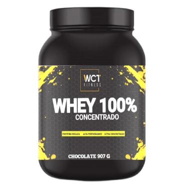 Imagem de Suplemento Whey Protein Concentrado Chocolate Pote 907g - WCT-Unissex