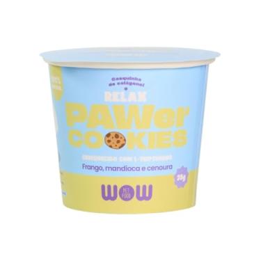 Imagem de Petisco natural para cães PAWer Cookies RELAX frango, mandioca e cenoura 35g WOW Pet Food