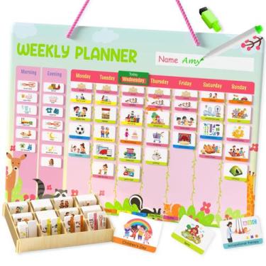 Imagem de Agenda semanal Euclidean Cube Magnetic Behavior Kids 3+