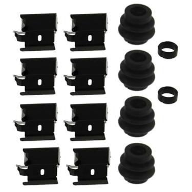 Imagem de ACDelco Profissional 18K2019X Kit de hardware de pinça de freio a disco dianteiro com clipes, vedações, buchas e lubrificante