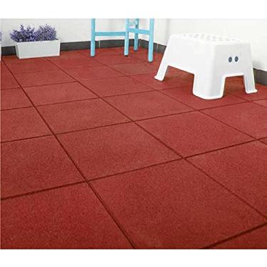 Imagem de MYOYAY Pacote com 4 peças de 3 cm de espessura Eco-Sport interligadas de 50,8 cm x 50,8 cm, tapetes antiderrapantes resistentes para parquinho, piso de academia interno e externo, piso esportivo, área de brincadeiras no quintal
