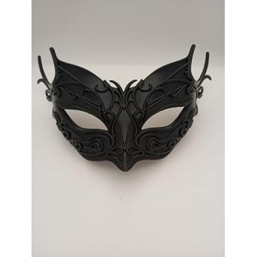 Imagem de Máscara Veneziana Premium para Festa à Fantasia e Halloween (Amarelo)