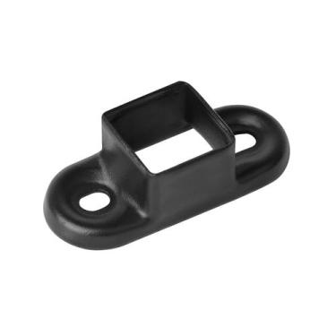 Imagem de Base de poste de flange OTTFF 1 x 1 polegada de aço quadrado preto x20