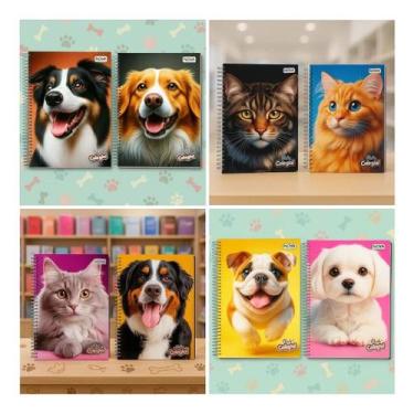 Imagem de Caderno 1Matéria 80 Folhas Nova Mix Feminino Sortido