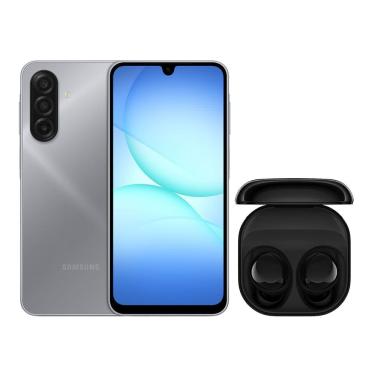 Imagem de Combo Samsung A17 (128GB) - Cinza + Buds Core - Preto