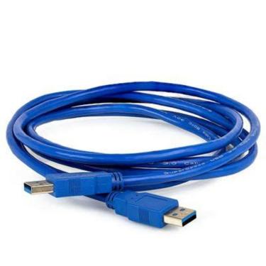 Imagem de CABO USB 3.0 A MACHO X A MACHO 1,5 METROS AZUL ARCTICUS = SUPER SPEED 5 GBPS