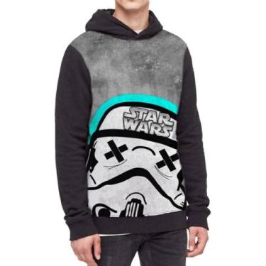 Imagem de Moletom Com Capuz Star Wars Ref:449 - smoke, Preto, GG