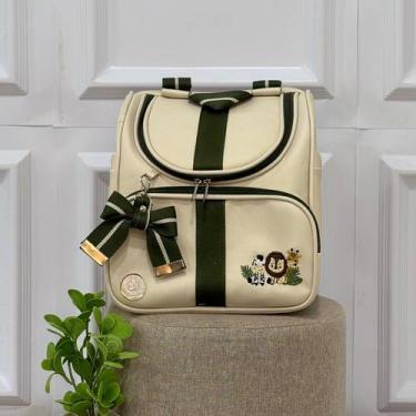 Imagem de Mochila 2 em 1 luxo 150, - TIARA  BABY, Militar, 800g