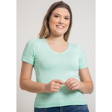 Imagem de Blusa m/c Pau a Pique Modal Verde