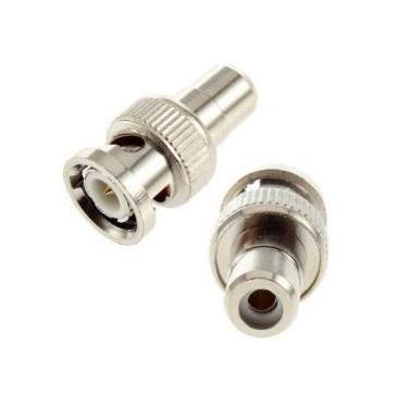 Imagem de Conector bnc macho para rca femea bnc-rca f3