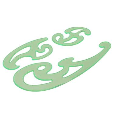 Imagem de GLOGLOW Conjunto de 3 Réguas de Curva Francesa, Modelo de Desenho de Plástico para Design de Roupas, Obras de Arte e Uso de Escritório, ótimo para Estudantes e Designers