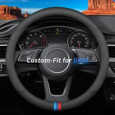 Imagem de Capa de volante Deer Route personalizada para couro BMW
