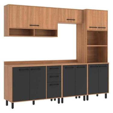 Imagem de Cozinha Completa Modulada 5 Peças Com Torre Quente Havana Multimóveis 