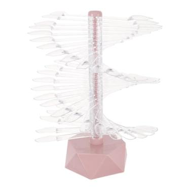 Imagem de SAFIGLE Suporte de exibição de gráfico de unhas com design espiral de cores para salão de beleza, base elegante e seleção do cliente