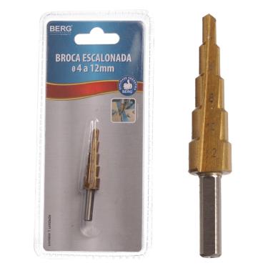 Imagem de Broca Escalonada 4/12Mm Berg Corneta