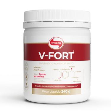 Imagem de V-Fort - Intenso Pré Treino Vitafor 240G Frutas Vermelhas