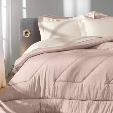 Imagem de Edredom Casal Altenburg Cetim 300 Fios Rosa