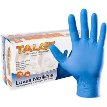 Imagem de LUVA NITRILICA AZUL GG TALGE (EXTRA GRANDE)