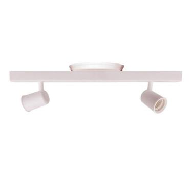 Imagem de Luminária Trilho Eletrificado Canopla Tampa Cega 2 Spots Direcionável 