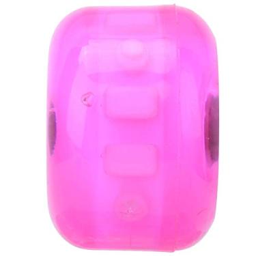 Imagem de Roda de Skate de Skate PU de 54 Mm, 4pcs MS2409 Placa Dupla de Roda de Régua Piscando, Elástica Alta e Prova de Desgaste, Sem Ruído Com Bom Desempenho de Processamento, Adequado