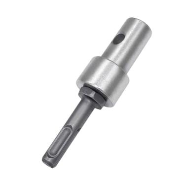 Imagem de Generic Adaptador para Broca Trado no Solo, Cabeçote de Conversão para Broca Trado no Solo com Haste Redonda, 2 Ranhuras e 2 Orifícios para Entusiastas do