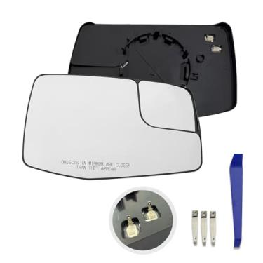 Imagem de Ouchebang O vidro do espelho do lado direito do passageiro é adequado para o Chevrolet Silverado GMC Sierra 2019-23, GMC Sierra 2022, GMC Sierra 2020-21, substituição 84309709 aquecimento da tabela