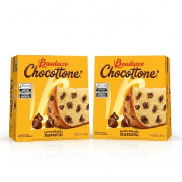 Imagem de Chocottone Bauducco 400G kit com 2 unidades