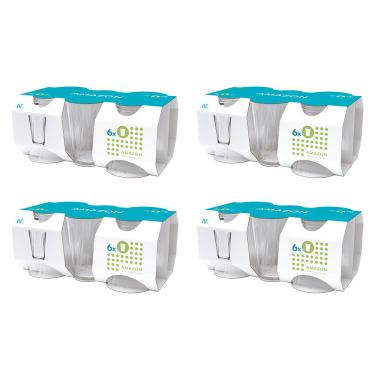 Imagem de Kit 24 Copos Nadir Amazon em Vidro Transparente 190ml